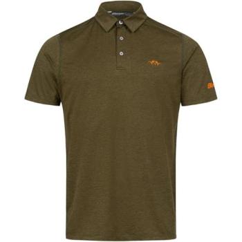 Blaser Competition Polo Shirt Herren Dunkel Oliv Größe L