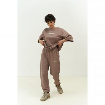 Taupe T-Shirt and Tracksuit by Manno