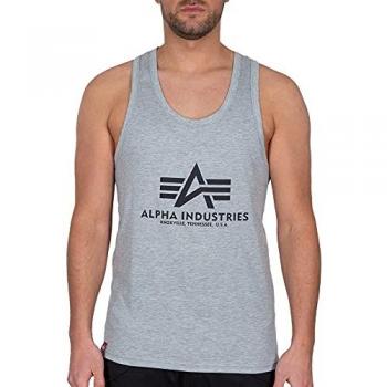 Alpha Industries Grey Heather T-Shirt (L) – Basic BB