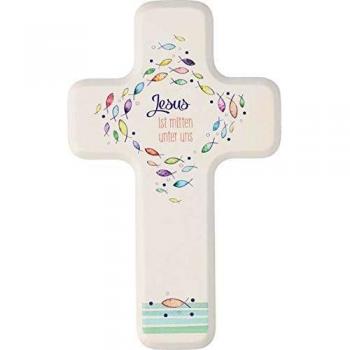 Holzkreuz für Kinder – „Jesus in unserer Mitte“