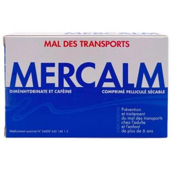Mercalm 15 comprimés + 6 ans/adultes