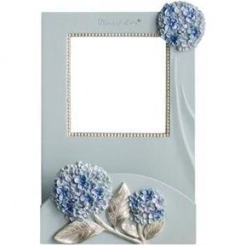 3D Stereo Decorative Lights with Socket Protection and Resin Hydrangea