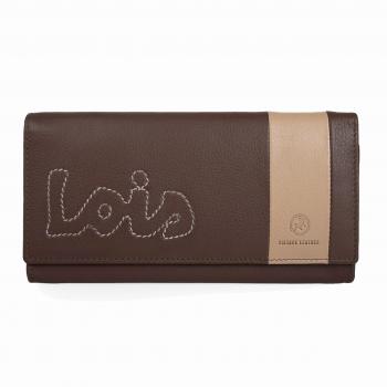 LOIS - 28420 BILLETERO DE PIEL MARRÓN