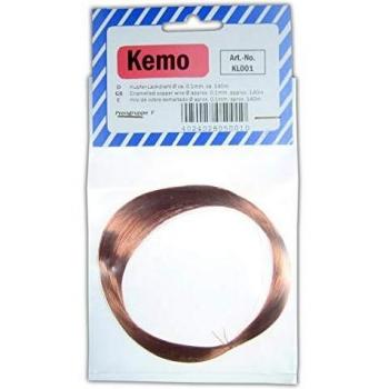 Kemo Kupferlackdraht Ø 0,1 mm - 140 m KL001