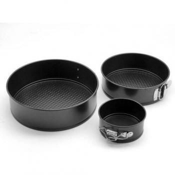 Schwarze Springform für Kuchen