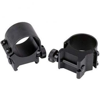 Weaver 49120 30mm Detachable Top Mount Rifle Scope Rings – Matte Black