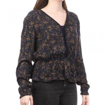 Camicia lunga Olivia Blu in stile Teddy Smith, L