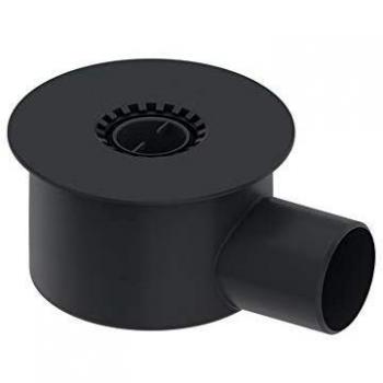 TECE 650002 Drainline Siphon avec membrane 7,4 cm Noir