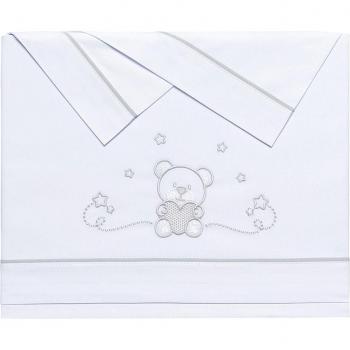 Sábanas tipo tríptico Pekebaby para minicuna (50 x 80 cm)