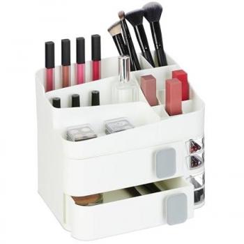 Boîte à cosmétiques Relaxdays – rangement compact 21,5x26x21 cm