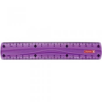 Lineal 15 cm Colour Code purple