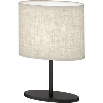 Mesa Luz MOMO con Pantalla Textil Negro FH Lighting