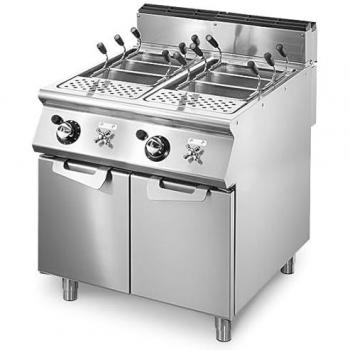 Cuiseur à pâtes gaz Virtus 2 bacs GN 1/1 capacité 2x40 litres