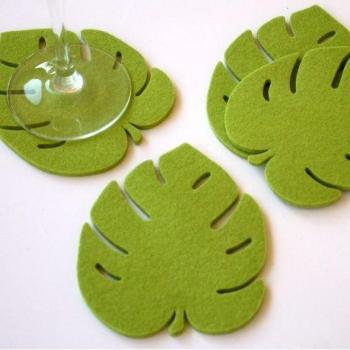 Set de décoration de fête, tapis en feutre