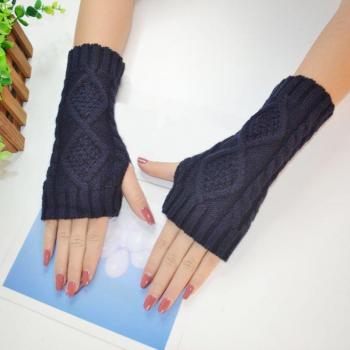 Guantes Tejidos Sin Dedos para Mujer