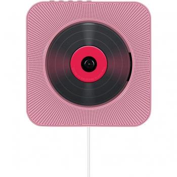 Portable Wall-Mounted CD Player with Bluetooth and FM Radio