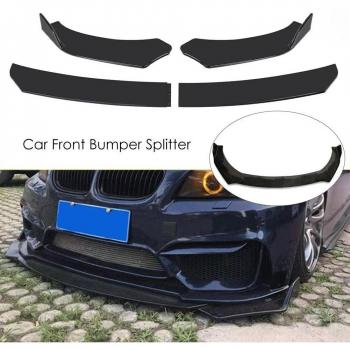 Separador difusor parachoques delantero coche brillante negro