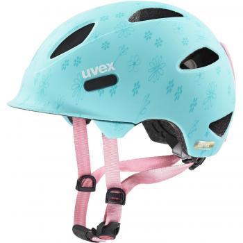 Uvex Oyo Style Fahrradhelm - Kids 45-50 cm, 10 Flowers Cyan Matt