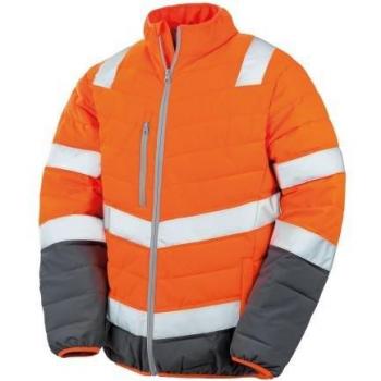 SAFE-GUARD by Result Herren-Hi-Vis-Fleecejacke 3XL fluoreszierende orange