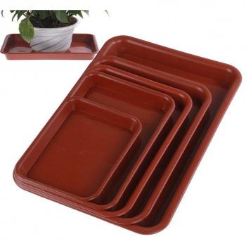 Rectangular Flower Pot Saucer - Red Sand
