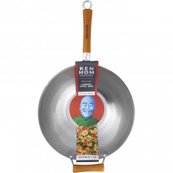 Wok Excellence de acero carbono Ken Hom