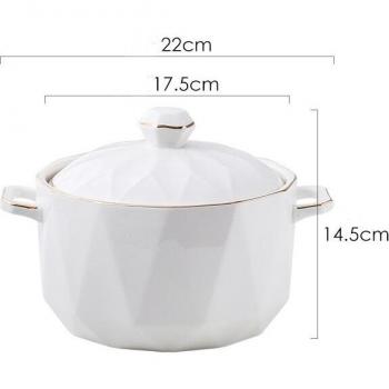 Nordic Style Ceramic Salad Bowl