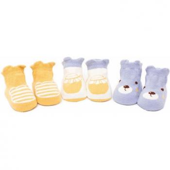 WARMOM 3 Pair Baby Cartoon Socks