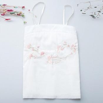 Camiseta sin mangas estilo qipao