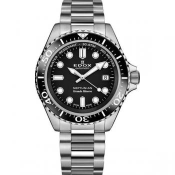 Reloj de Buceo Edox Neptunian Grande Reserve con Fecha 808013NMNIN