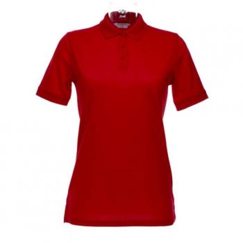 Kustom Kit 5-Piece Set Women's Classic Pique Polo Shirt (Red) Size 12