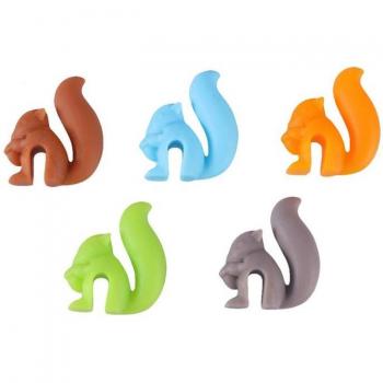 Squirrel Wine Glass Identification Stickers - 5/10 Pcs