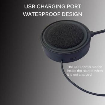 TiOODRE Drahtlose Kommunikationskappe Helm Kopfhörer mit Bluetooth 4.1