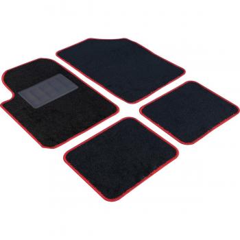 Set Tappetini Auto Essential Bordo Rosso