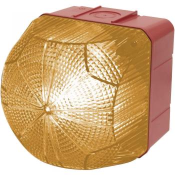 Segnalatore Luminoso LED Arancione Luce Continua e Lampeggiante 110 V/AC, 230 V/AC