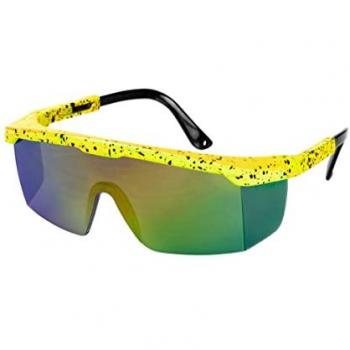 Retro Radfahrer Brille Gelb