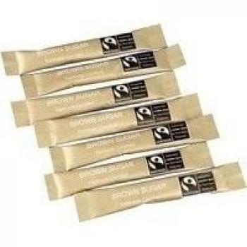 Fairtrade Brown Sugar Sticks Pk1000 - 973-9379