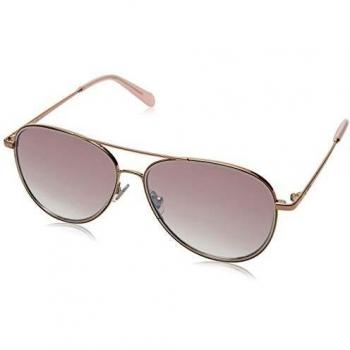 Fossil FOS 2096/G/S Anteojos de Sol Dorados para Mujer