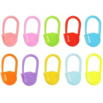 Plastic Safety Pins - Knitting Tools & Locking Stitch Markers (20/50/100 pcs)