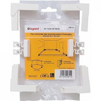 Accessoires Moulure Tour de Pièce 32x12.5mm Legrand