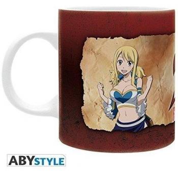 Taza Mágica Natsu y Lucy con Happy – Edición ABYstyle