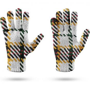 Lips Printed Women's Cycling Gloves