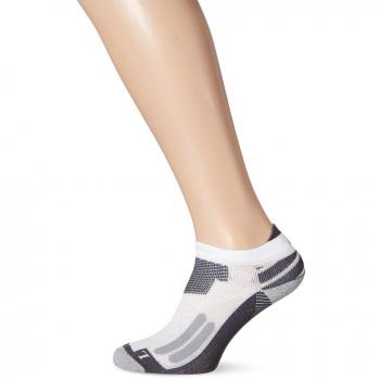 ASICS Nimbus ST Calcetines para Hombre, Blanco (Real White/Dark Grey), XL