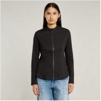 Camicia Casual Donna G-Star Lynn Lunar Slim Nera Maniche Lunghe in Lyocell S