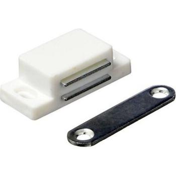 Stronghold Magnetic Furniture Door Clamp – 3 kg, White