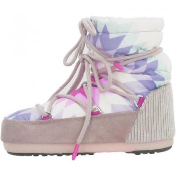 Botas Moon Boot Femininas MB Light Kaleidoscope Multicolor Areia