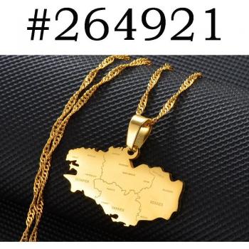 Anniyo Brittany Breizh Pendant Necklace for Women and Men