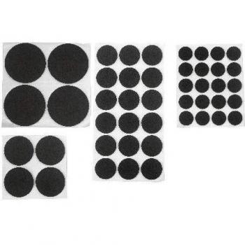 Easy Work Filzgleiter Set 50-teilig schwarz