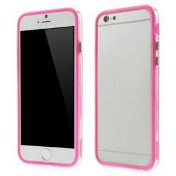 Cover protettiva trasparente con finitura rosa per iPhone 6s 4.7