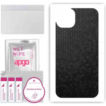 Vinilo Protector para iPhone 14 - Diseño Panal Negro