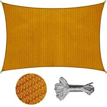 Balkon‑Oase: Sekey 2×3 m UV‑Beständiges Sonnensegel (beige)